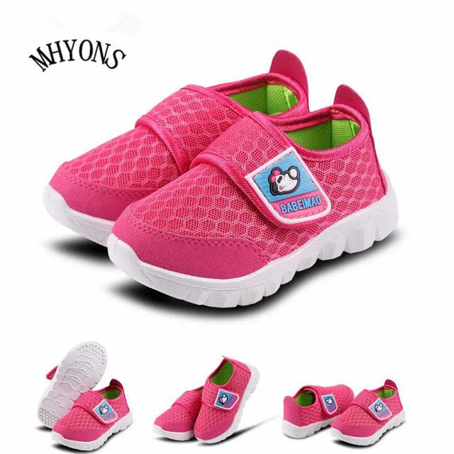 2016 Summer style children mesh shoes girls and boys sport shoes soft bottom kids shoes comfort breathable sneakers S1072