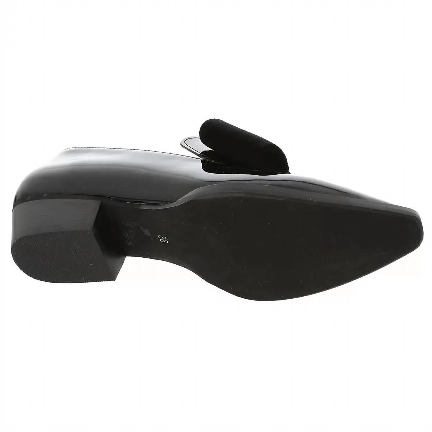 All Black - Women's Pat & Bow Slip on Shoes