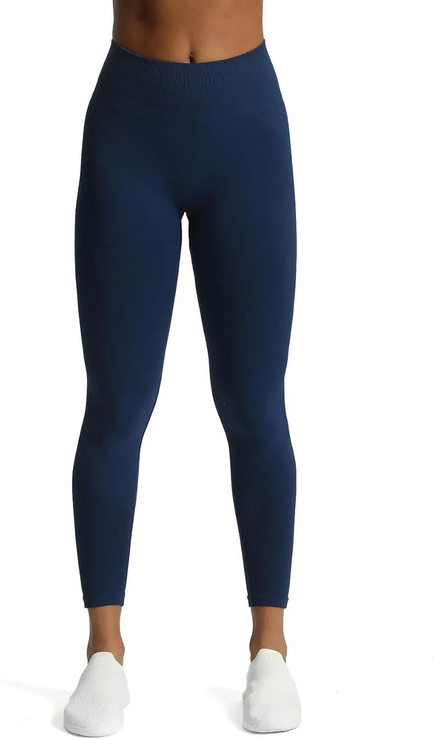Aoxjox Workout Seamless Leggings for Women High Waisted Fitness Yoga Contour Sculpt Pants 22"