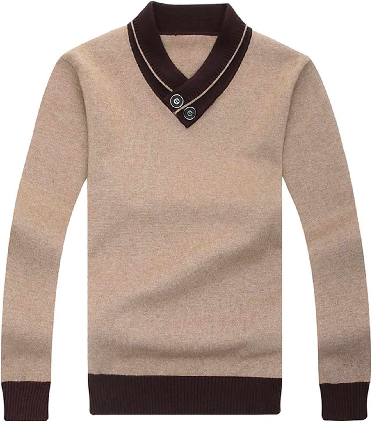 Autumn Mens Cashmere Sweater Men's V-Neck Sweaters Warm Knitting Pullover Men Jumper
