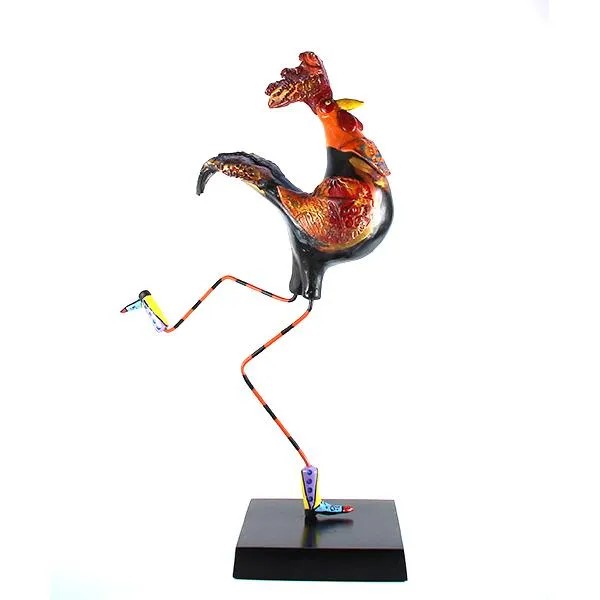 Banty Black Rooster