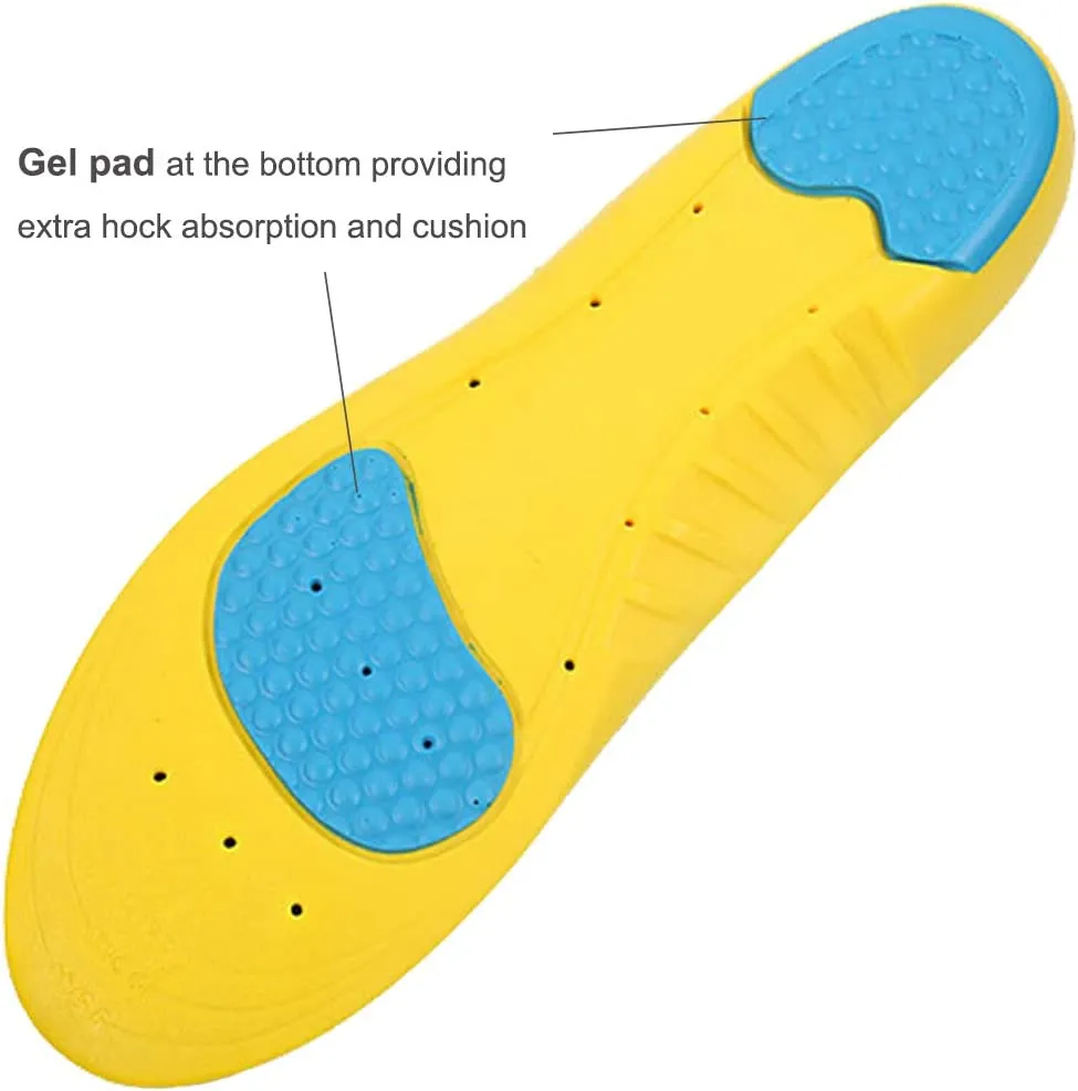 Basmile Insoles Memory Foam Insoles Shoes Inserts for Men and Women | Kids