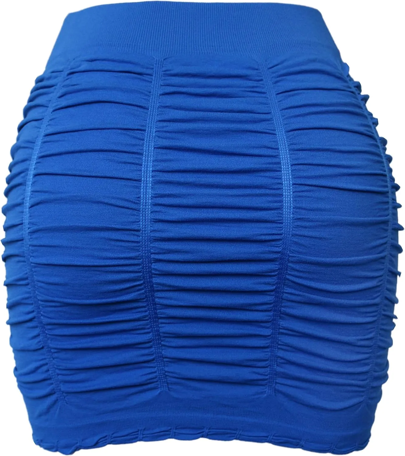 Boutique4Divas Womens Booty Enhancing Solid Mini Stretch Bodycon Club Skirt
