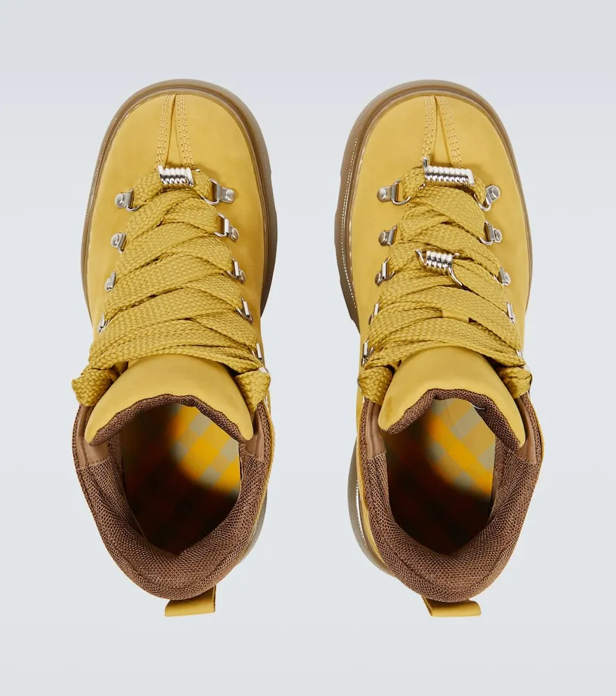 Burberry Leather hiking boots