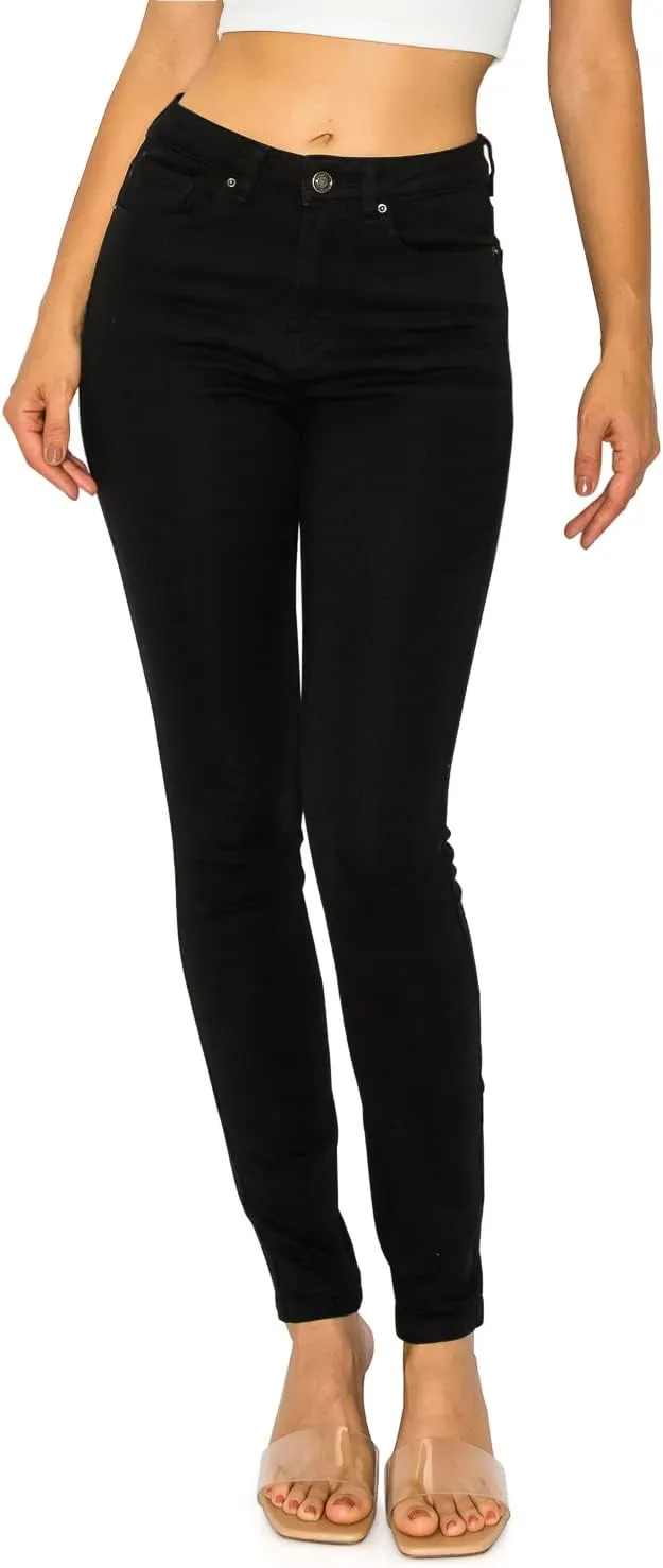 Cali1850 Women's Denim Daydream Skinny Jeans - Super Stretchy Soft Stylish Knit Denim Slim Fit Comfy Casual Pants