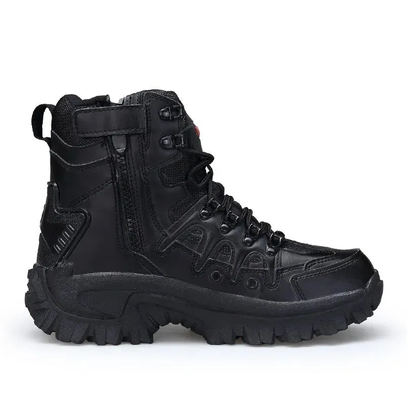 🎅Christmas Pre-sale🎁Men Outdoor Waterproof Non-Slip Hiking Boots Combat Boots