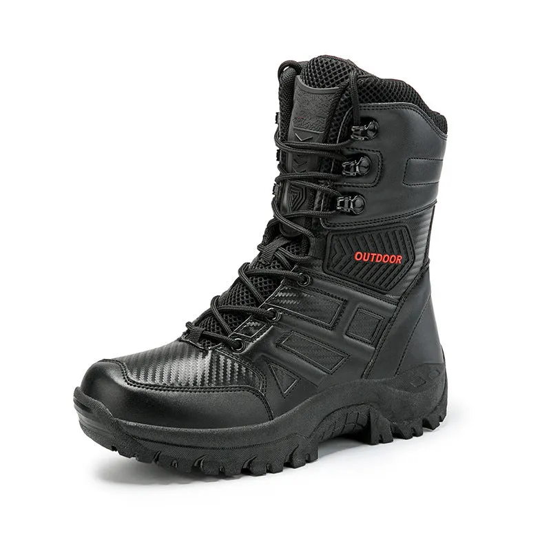 🎅Christmas Pre-sale🎁Men Outdoor Waterproof Non-Slip Hiking Boots Combat Boots