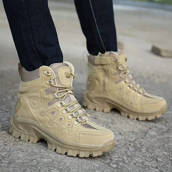 🎅Christmas Pre-sale🎁Men Outdoor Waterproof Non-Slip Hiking Boots Combat Boots
