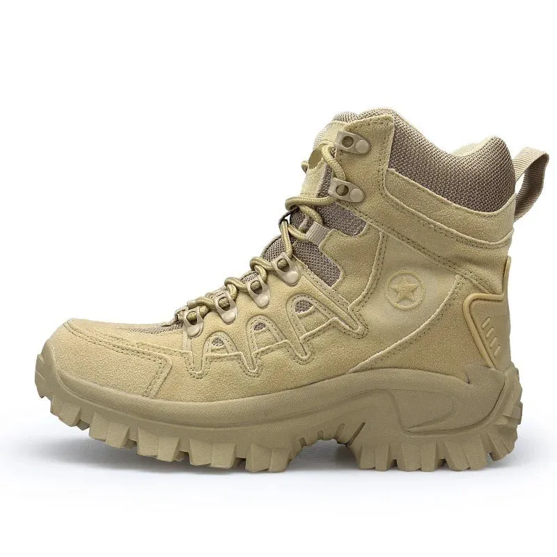 🎅Christmas Pre-sale🎁Men Outdoor Waterproof Non-Slip Hiking Boots Combat Boots
