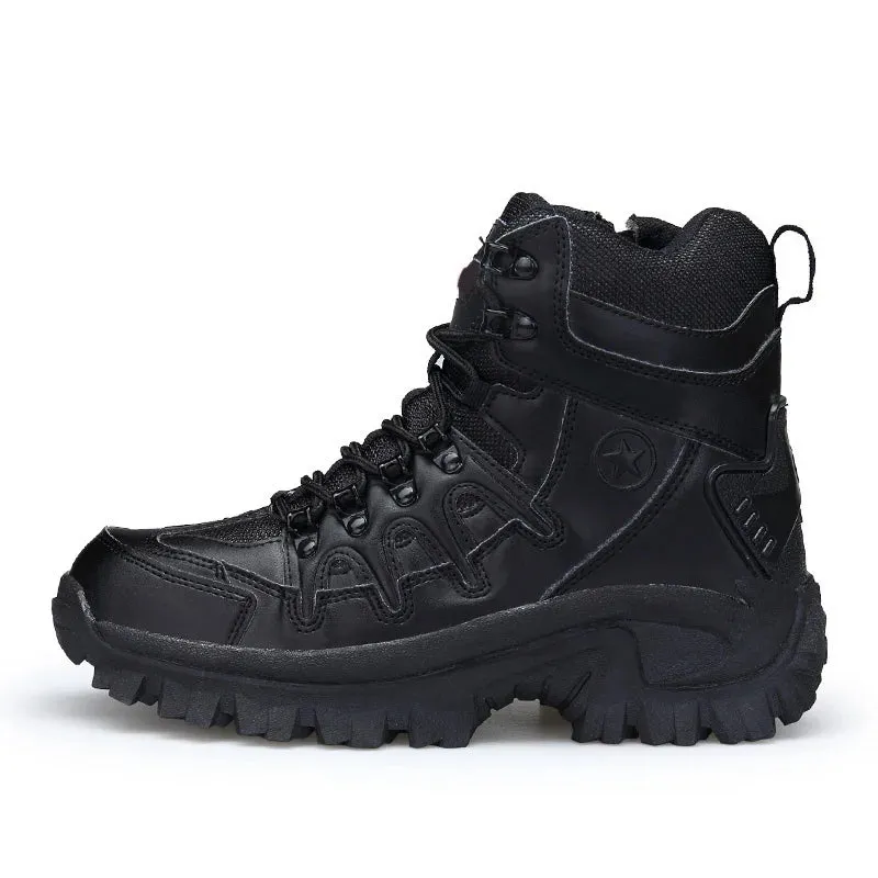 🎅Christmas Pre-sale🎁Men Outdoor Waterproof Non-Slip Hiking Boots Combat Boots