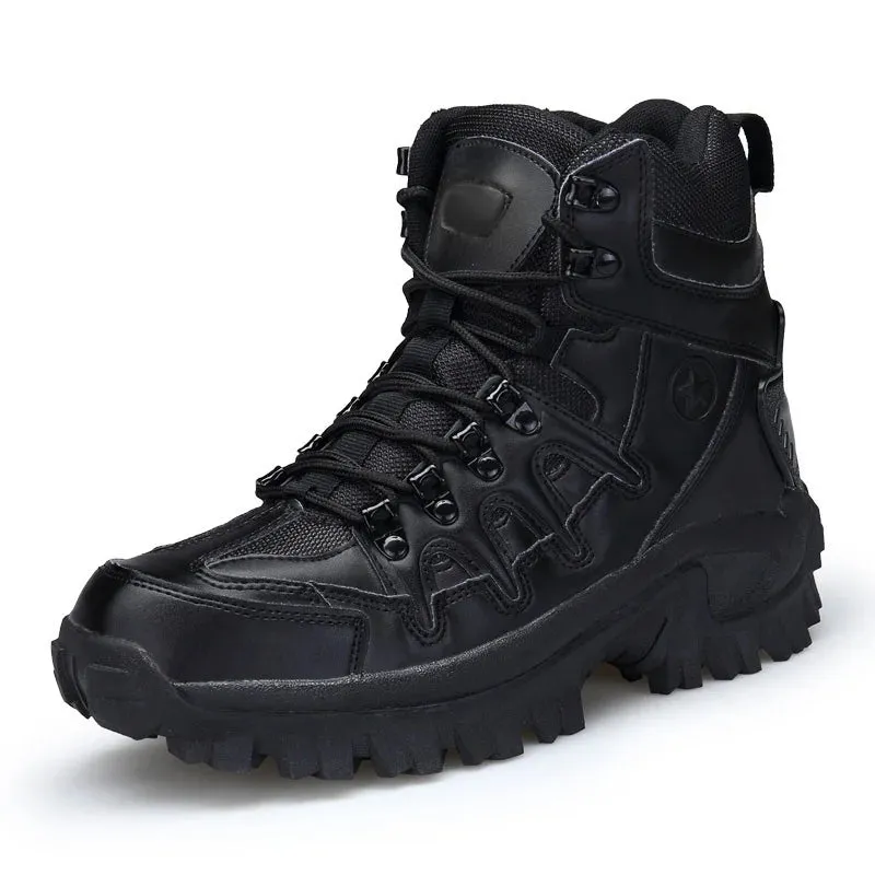 🎅Christmas Pre-sale🎁Men Outdoor Waterproof Non-Slip Hiking Boots Combat Boots