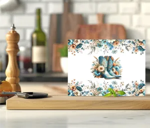 Cowboy Boots - Cutting Board - Sublimation Transfer