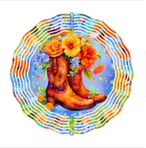 Cowboy Boots - Wind Spinner - Sublimation Transfers
