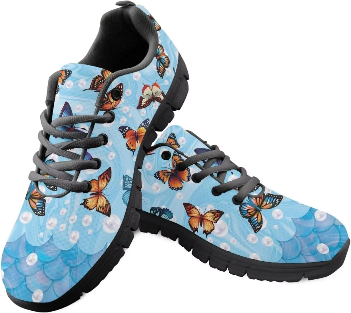 Cute Sneakers for Womens Mesh Lightweight Casual Walking Shoes Comfortable Tennis Running Shoes