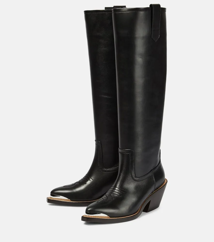 Dorothee Schumacher Leather knee-high cowboy boots