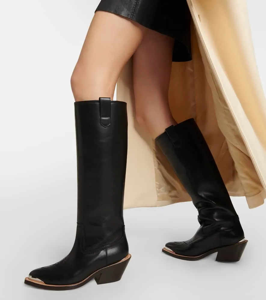 Dorothee Schumacher Leather knee-high cowboy boots