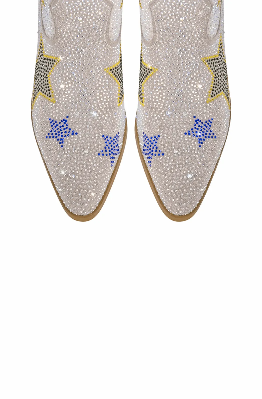 Festival rhinestone star western boots