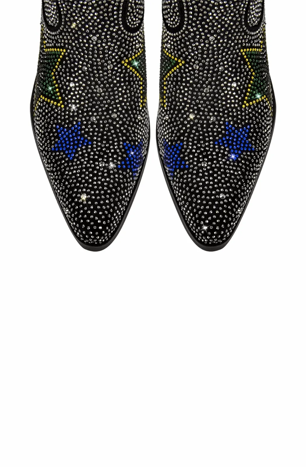 Festival rhinestone star western boots