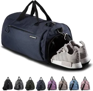 Fitgriff Gym Bag for Men & Women with Shoe & Wet Compartment - Duffle Bag for Travel, Sports, Fitness & Workout