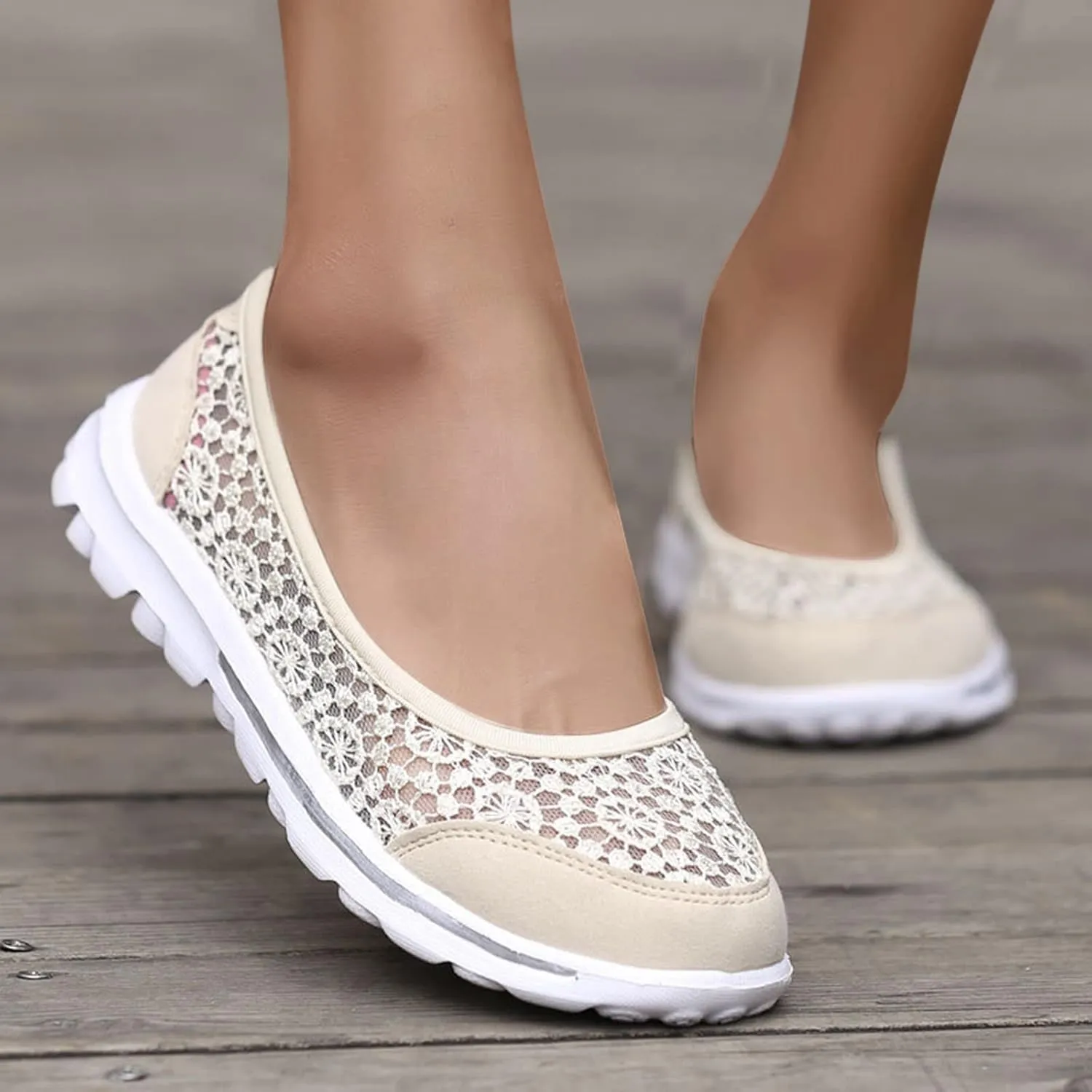 Flats Shoes Women Dressy Loafers Slip On Work Shoes Comfortable Business Shoes Summer Sneakers Casual Walking Shoes