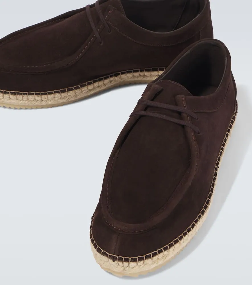 Frescobol Carioca Rodolfo Wallabee suede shoes