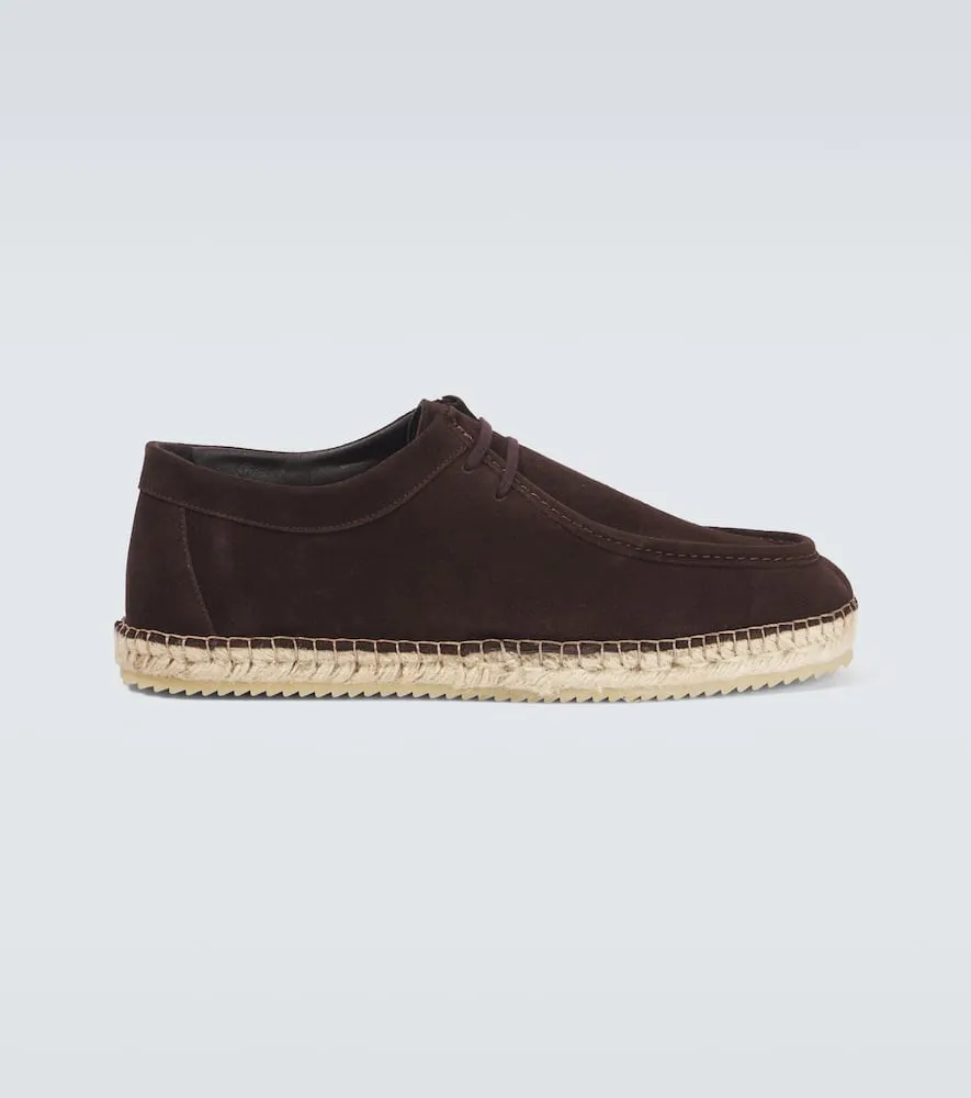 Frescobol Carioca Rodolfo Wallabee suede shoes