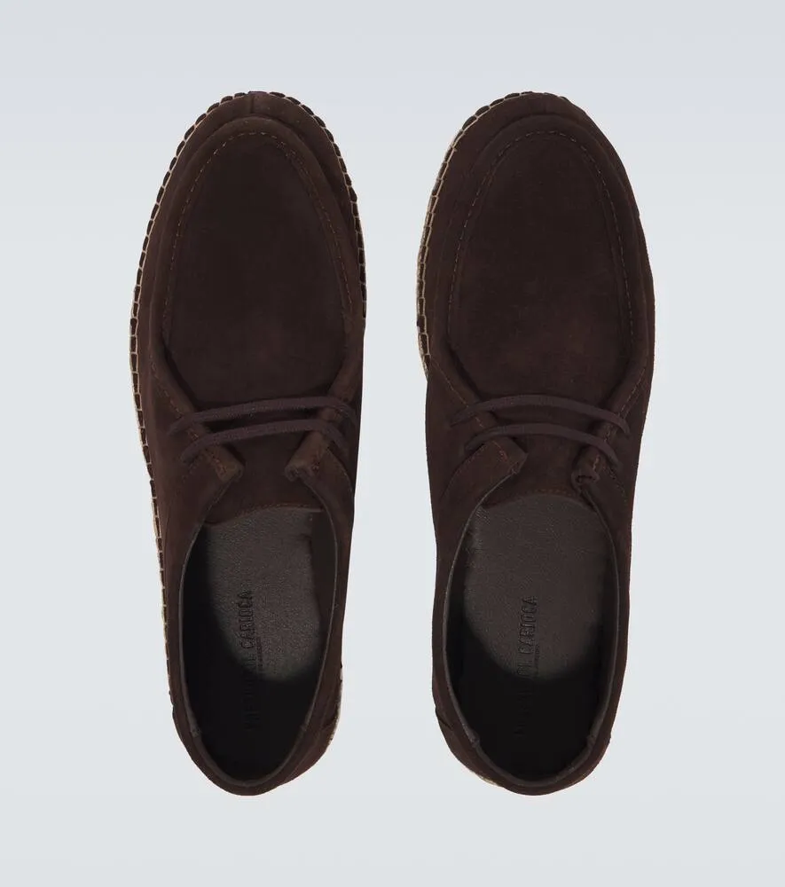 Frescobol Carioca Rodolfo Wallabee suede shoes