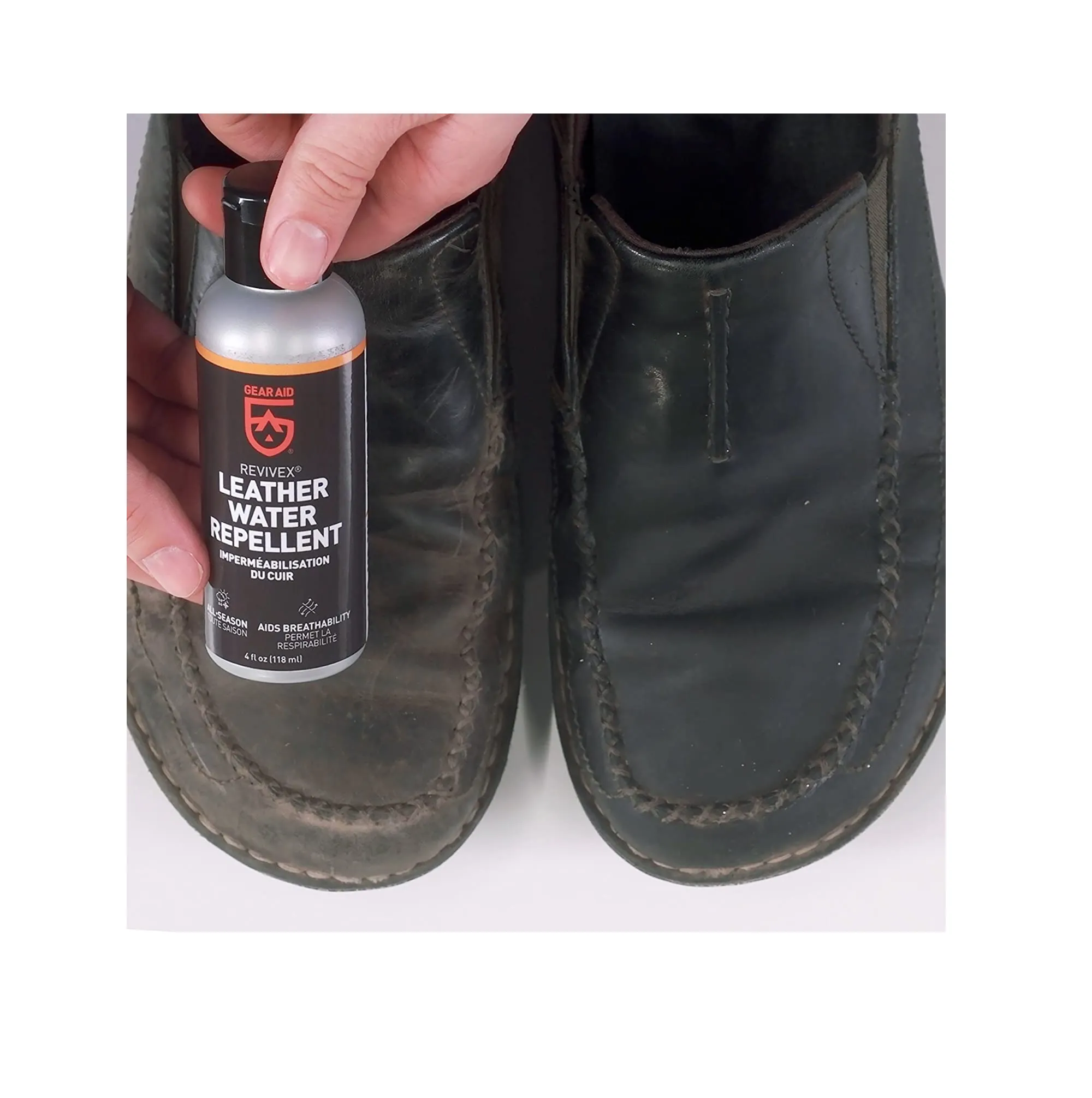GEAR AID Revivex Leather Water Repellent Shoes and Boots 4 fl oz