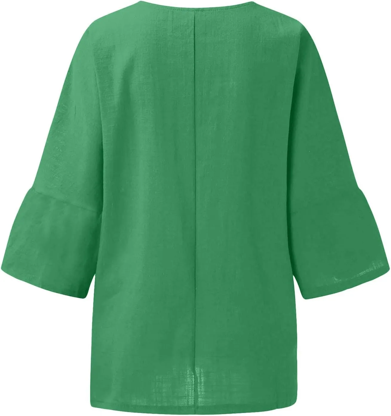 HXHYQKP Linen Tops for Women Summer Plus Size T Shirts V Neck Loose Blouses Trendy Tops for Women 2025