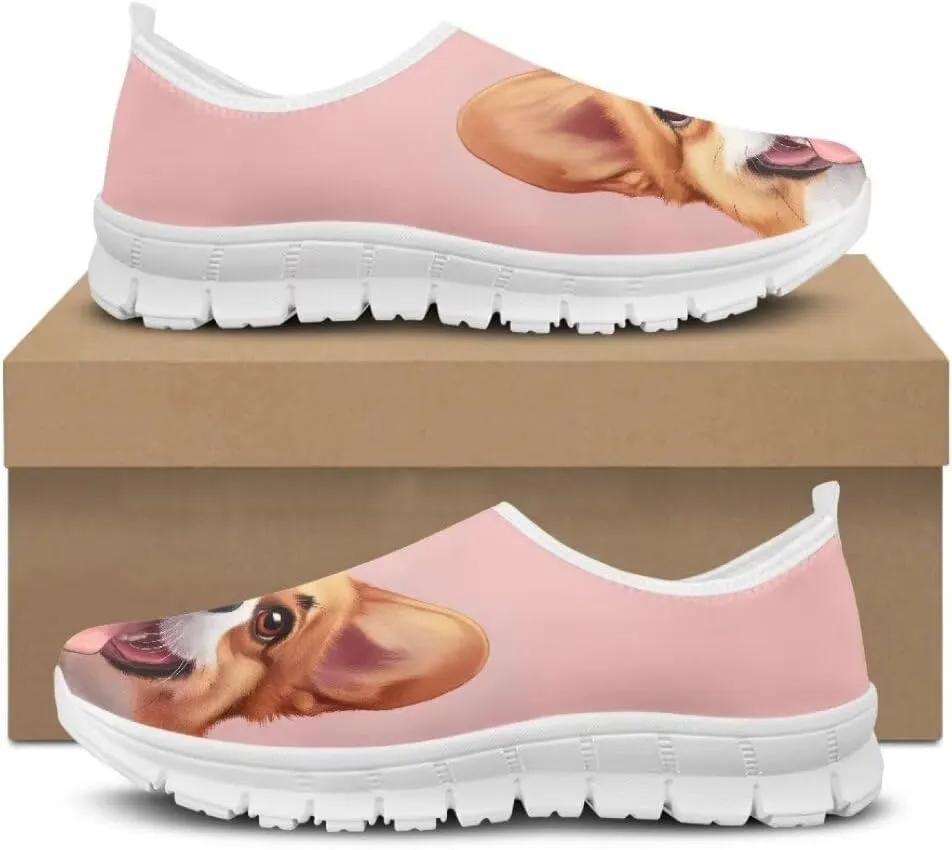 Jeiento Womens Casual Shoes Play Fashion Sneaker Dressy Shoes Slip-On Soft Shoes Anti-Skid/Breathable/Slip-On Outdoor Walking Shoes