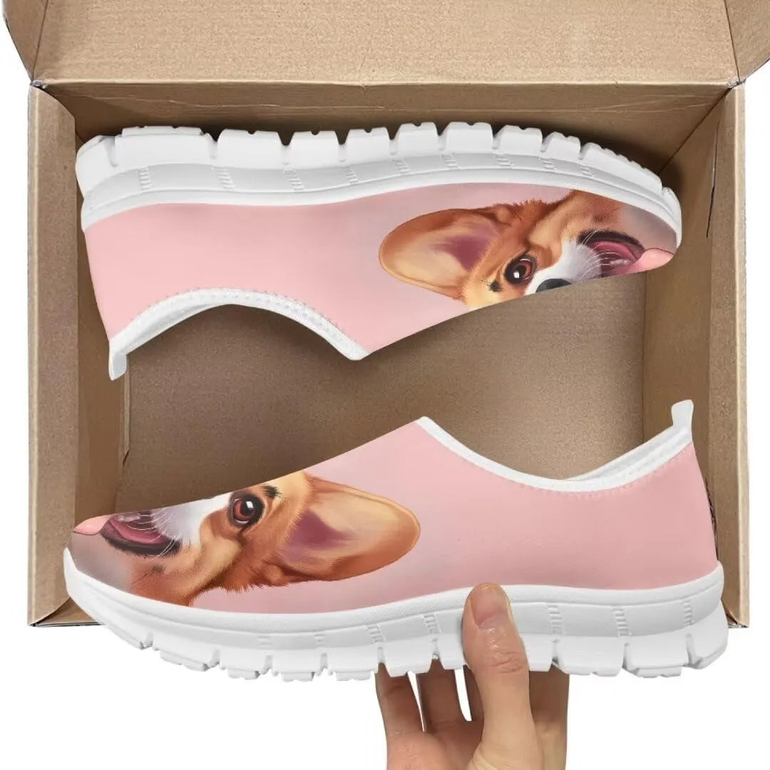 Jeiento Womens Casual Shoes Play Fashion Sneaker Dressy Shoes Slip-On Soft Shoes Anti-Skid/Breathable/Slip-On Outdoor Walking Shoes