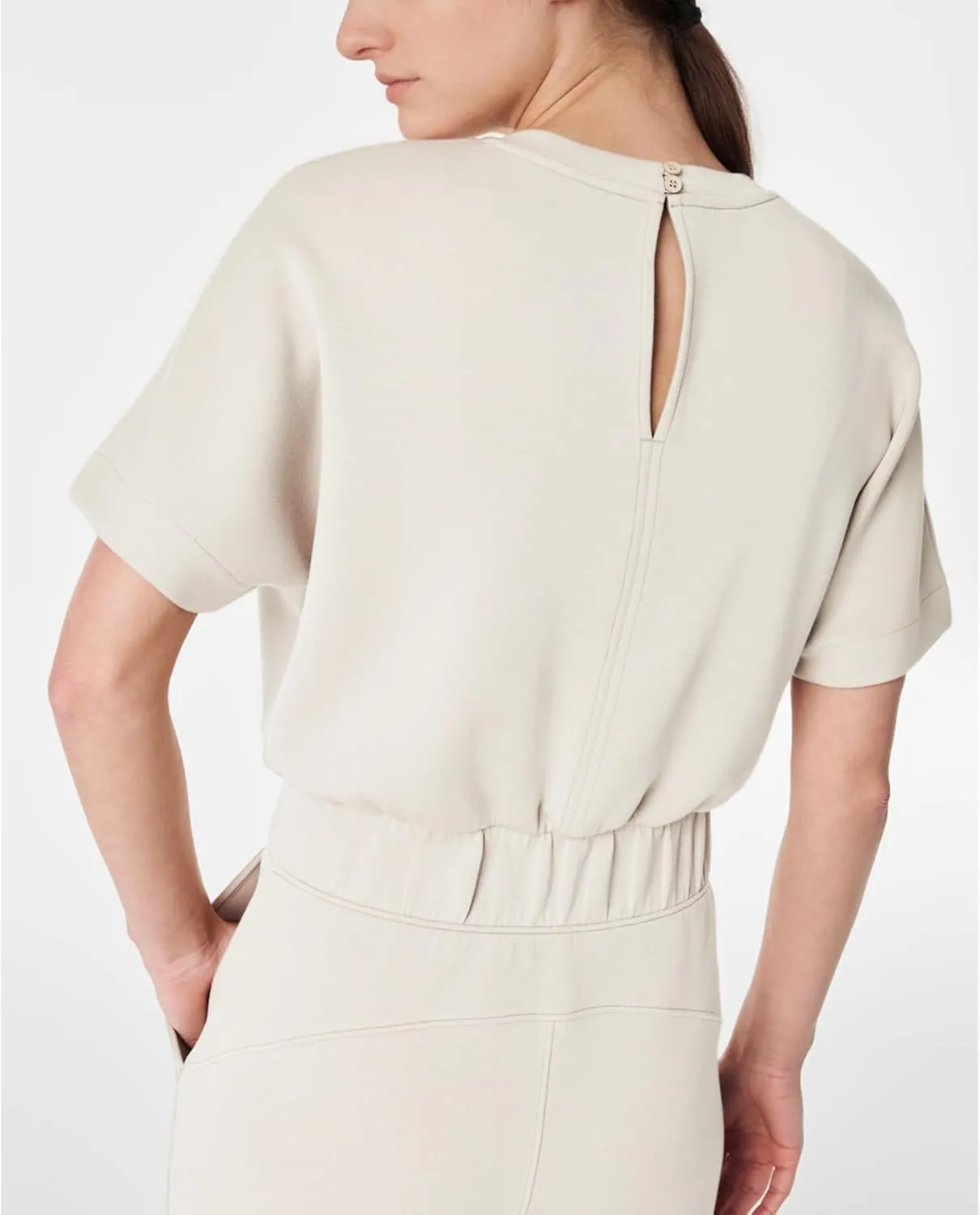 Jumpsuits for Women Casual Short Sleeve Cropped Wide Leg Pants Summer Loose One Piece Romper Jumpers Outfits