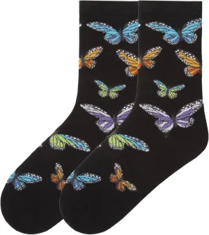 K. Bell Women's Fun Patterns & Designs Crew Socks-1 Pairs-Cool & Cute Novelty Gifts