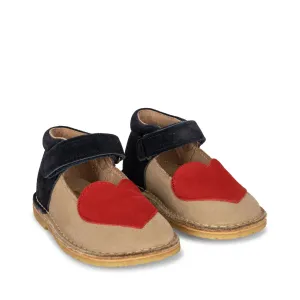 Konges Sløjd minnie couer tricolore shoe