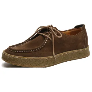 Korean version all-match suede shoes
