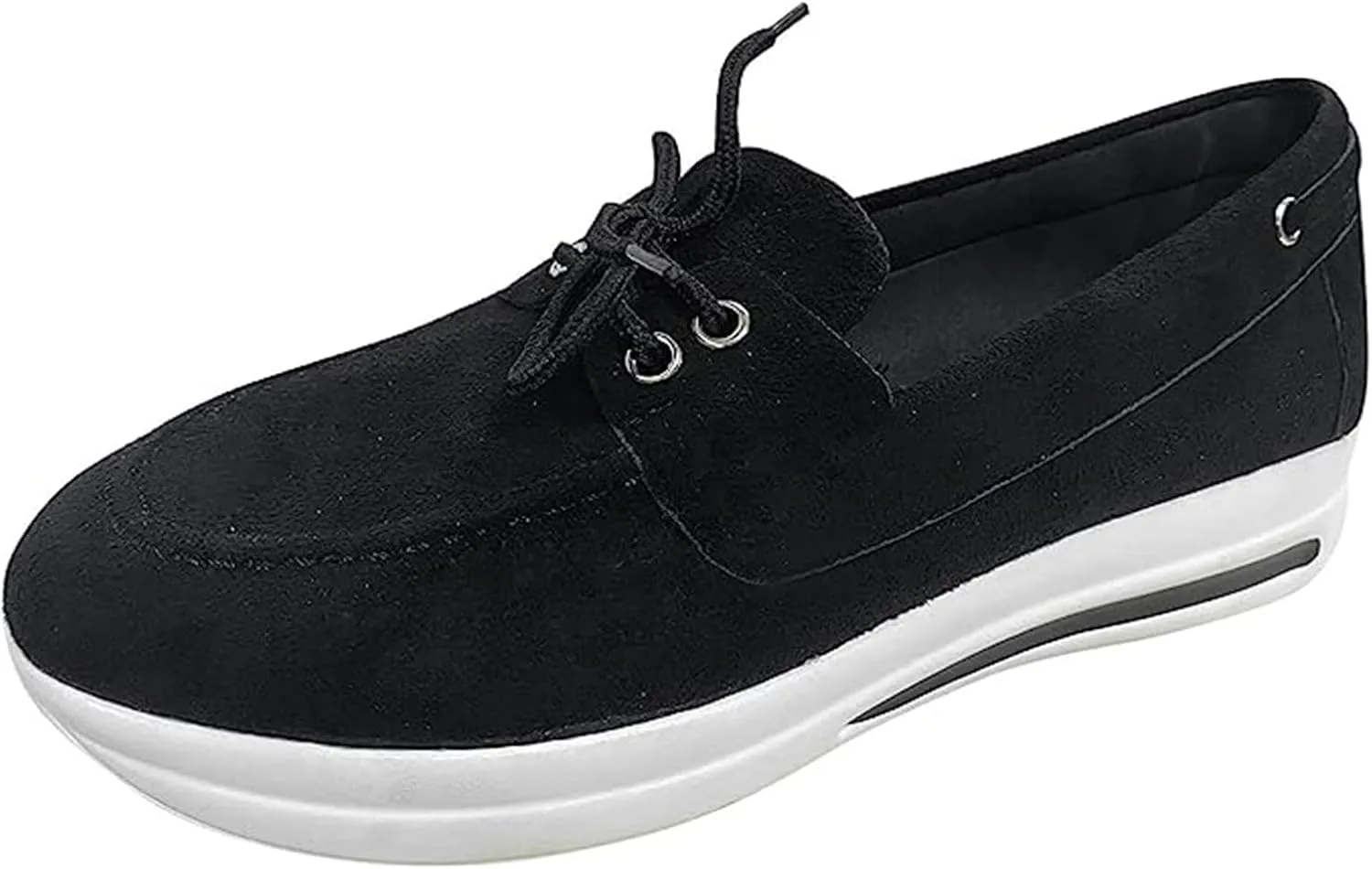 Lausiuoe Sneakers For Women Slip On Arch Support Women's Slip on Canvas Shoes Low Top Sneakers Non Slip Fashion Casual Fall Classic Lightweight Soft Comfort Breathable Walking Flat Loafers