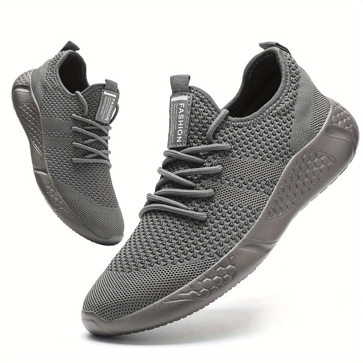 Men's Breathable Knit Sneakers: Lightweight Casual Shoes