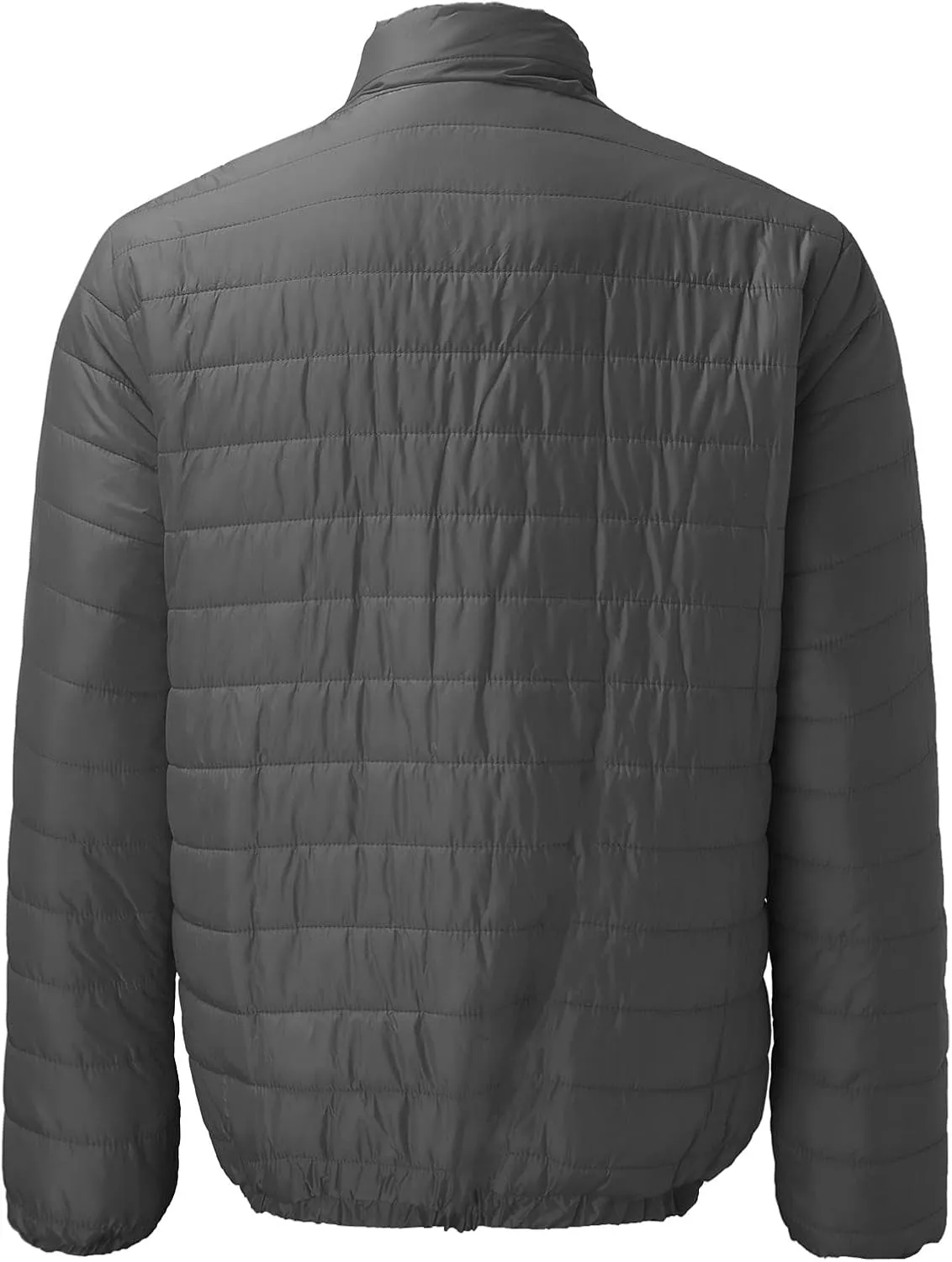 Men'S Puffer Down Jackets Lightweight Warm Coat Solid Color Thick Winter Outwear With Pockets For Travel Ski S-3XL