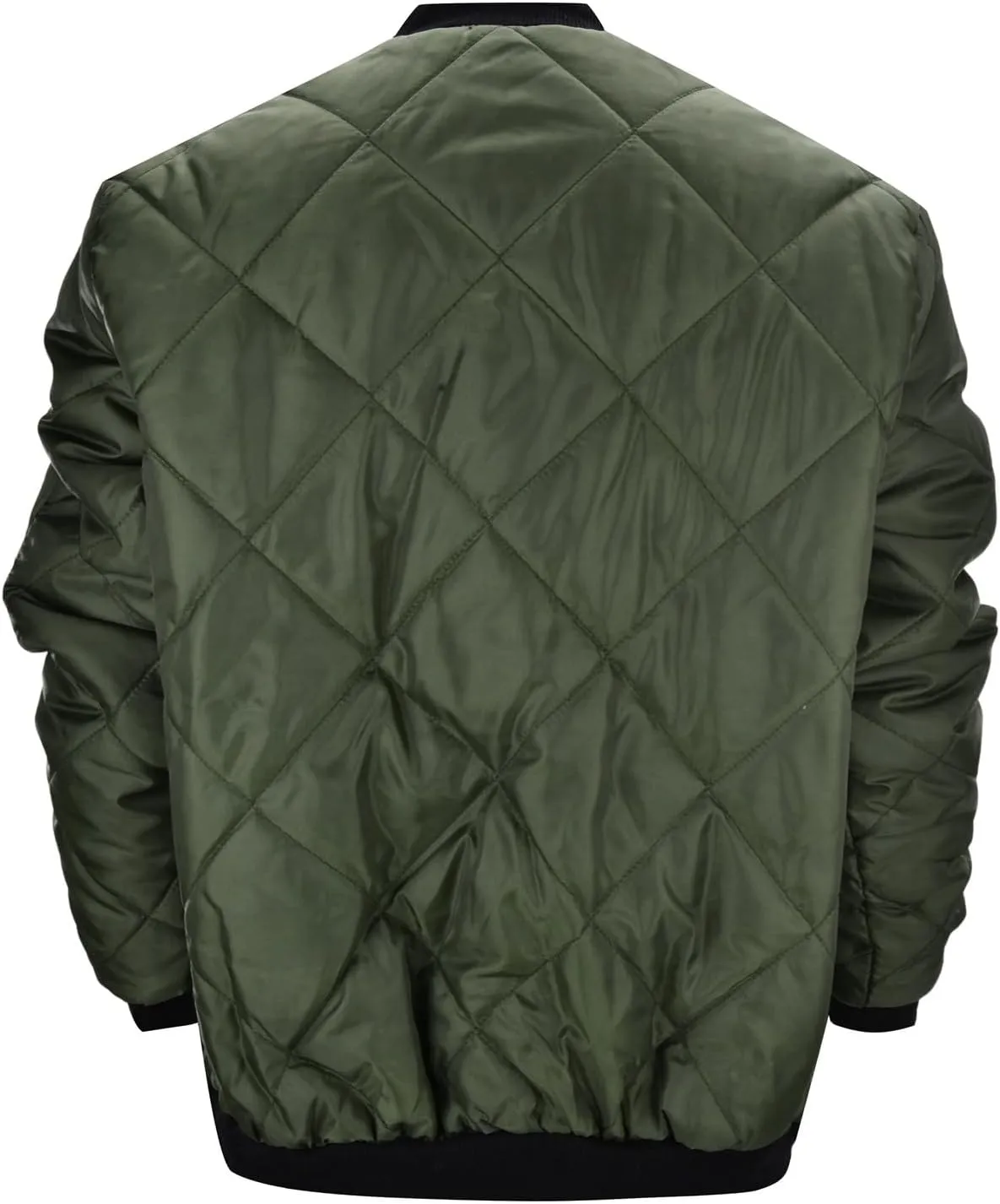 Men'S Puffer Down Jackets Lightweight Warm Coat Solid Color Thick Winter Outwear With Pockets For Travel Ski S-3XL