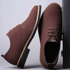 Men's Suede Casual Outdoor Shoes: Classic Style & Comfort