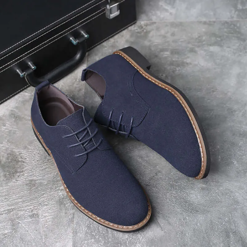 Men's Suede Casual Outdoor Shoes: Classic Style & Comfort