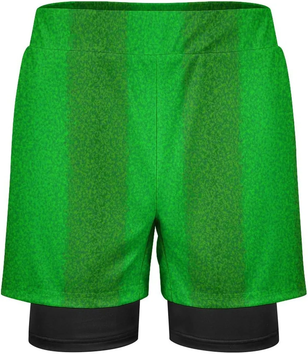 Men's Swim Trunks Grass-Texture-Pattern Quick Dry Board Shorts, XX-Large