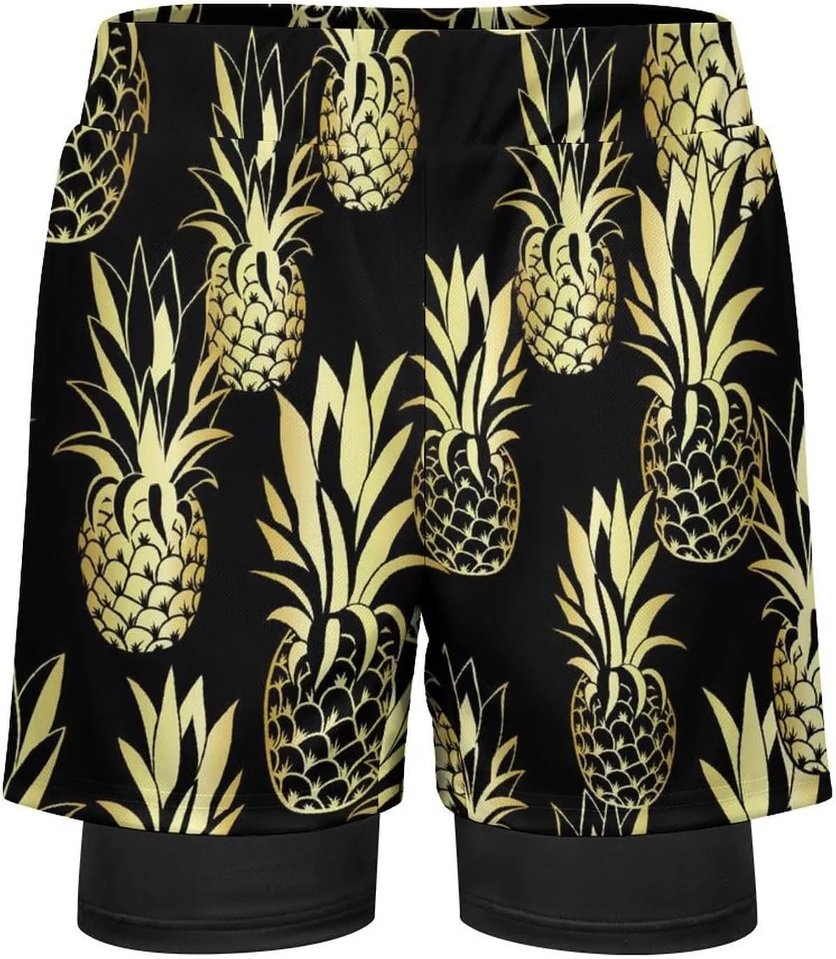 Men's Swim Trunks Grass-Texture-Pattern Quick Dry Board Shorts, XX-Large
