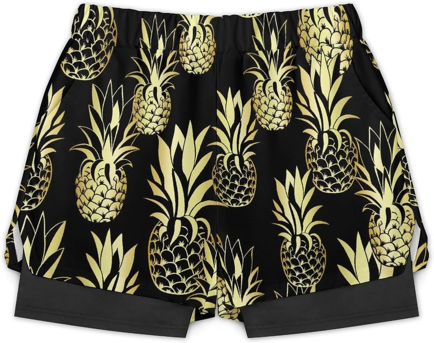 Men's Swim Trunks Grass-Texture-Pattern Quick Dry Board Shorts, XX-Large