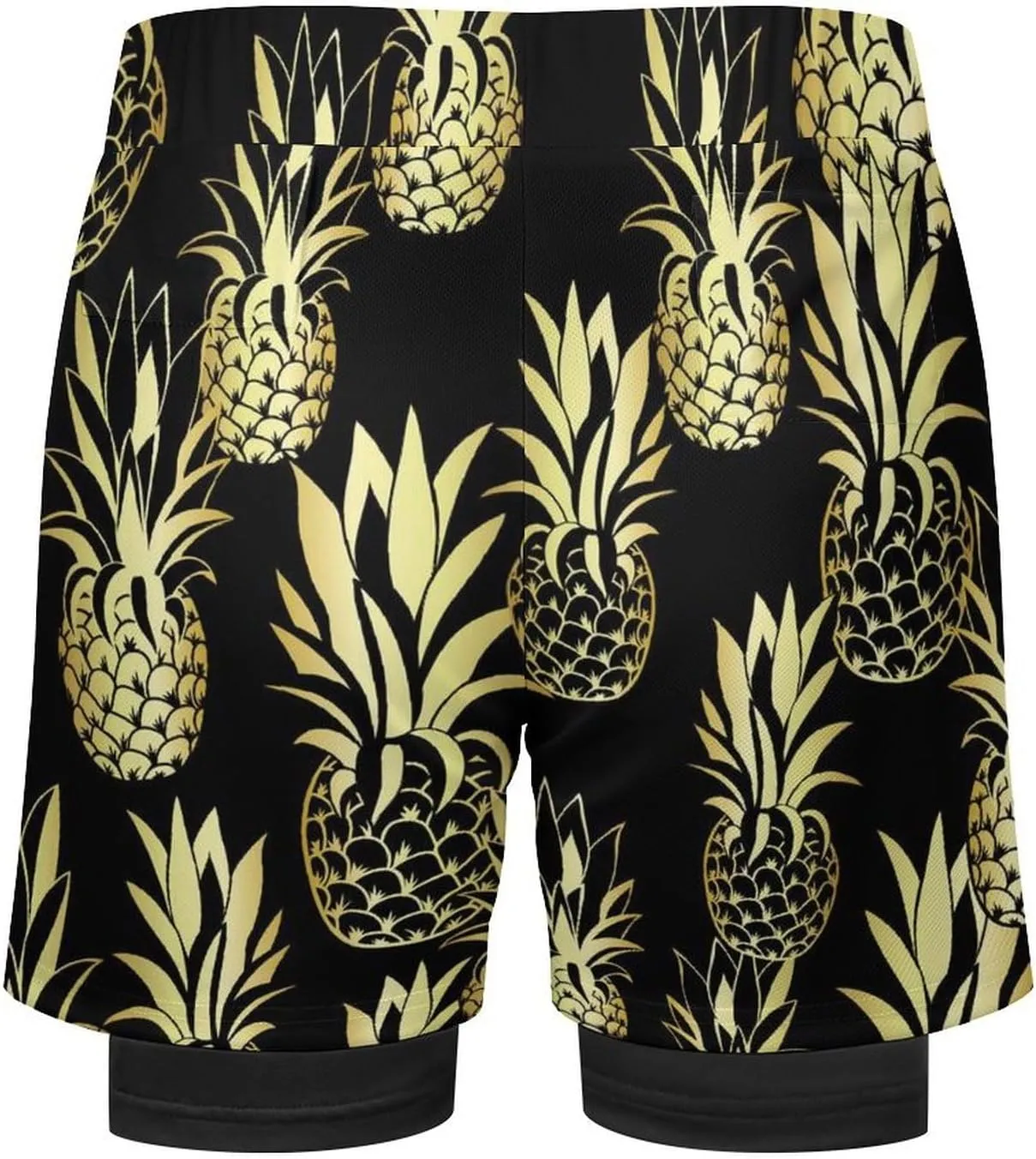 Men's Swim Trunks Grass-Texture-Pattern Quick Dry Board Shorts, XX-Large