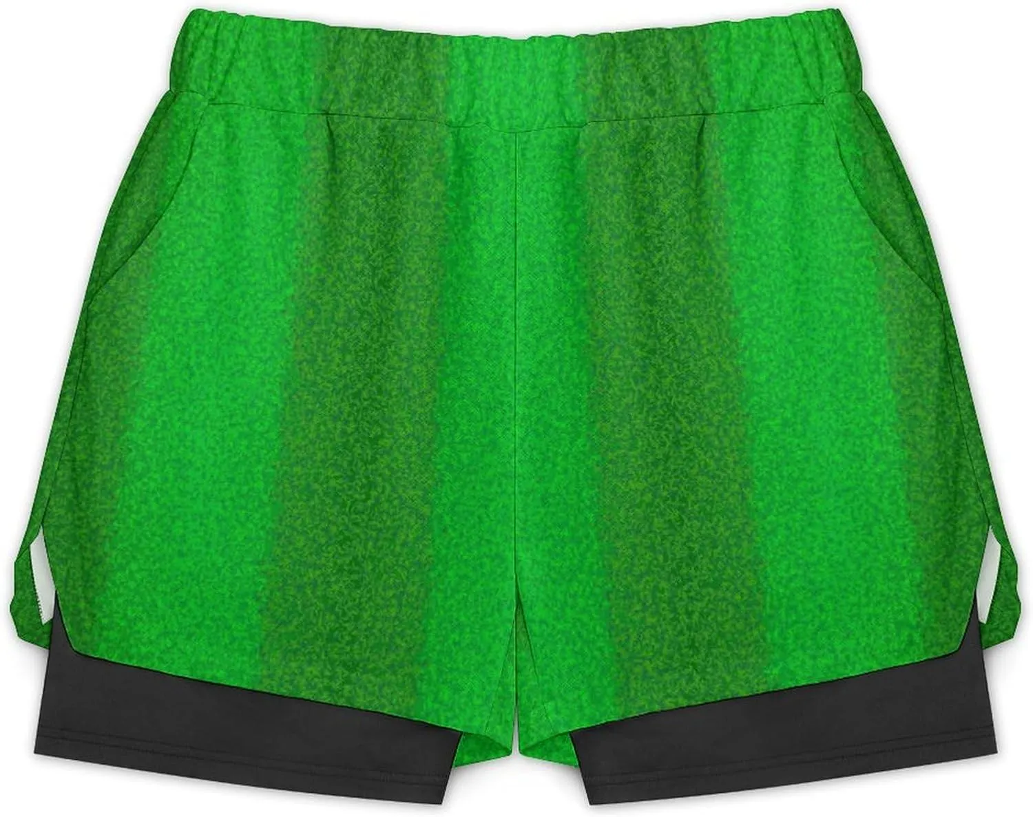 Men's Swim Trunks Grass-Texture-Pattern Quick Dry Board Shorts, XX-Large
