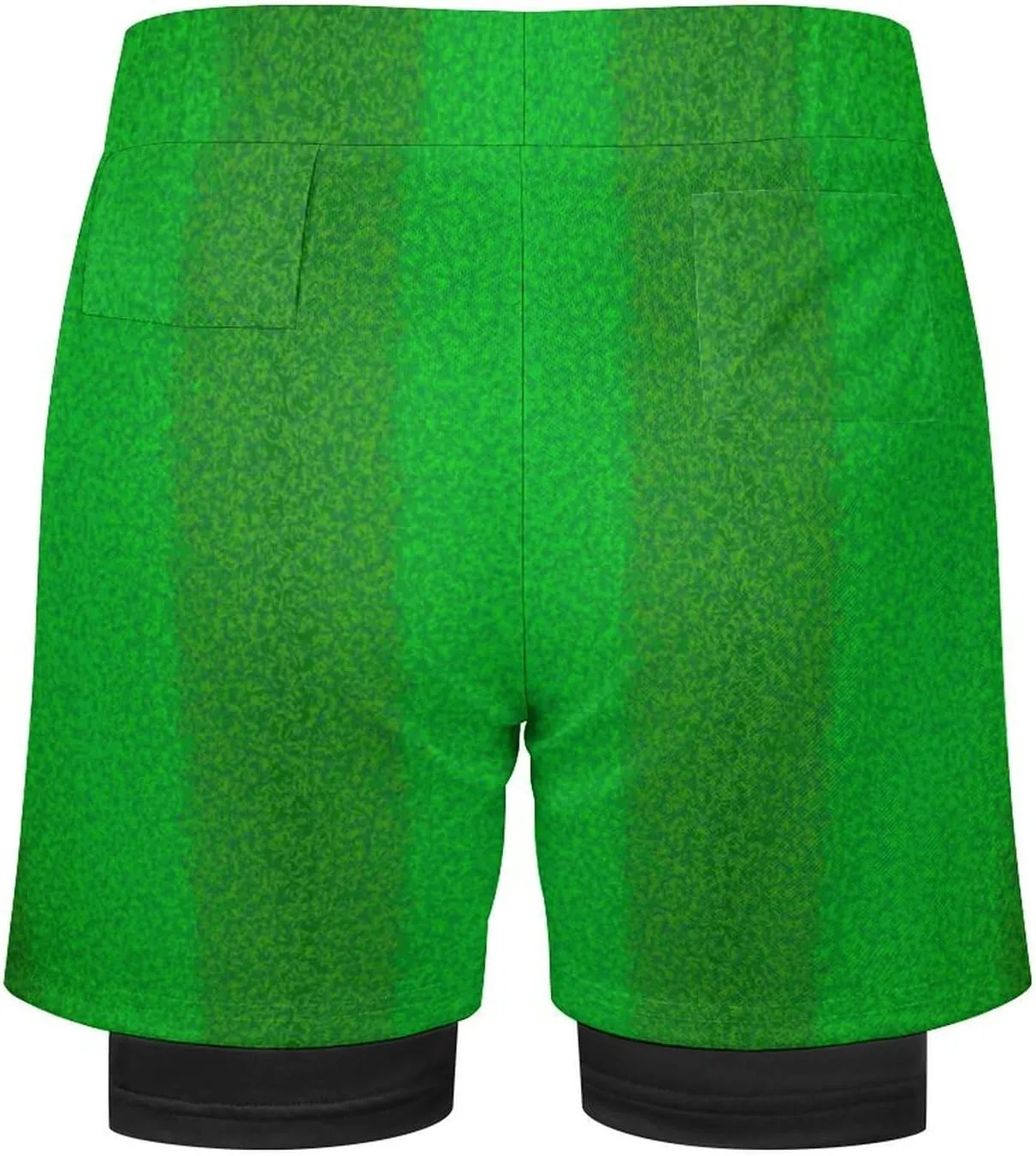 Men's Swim Trunks Grass-Texture-Pattern Quick Dry Board Shorts, XX-Large