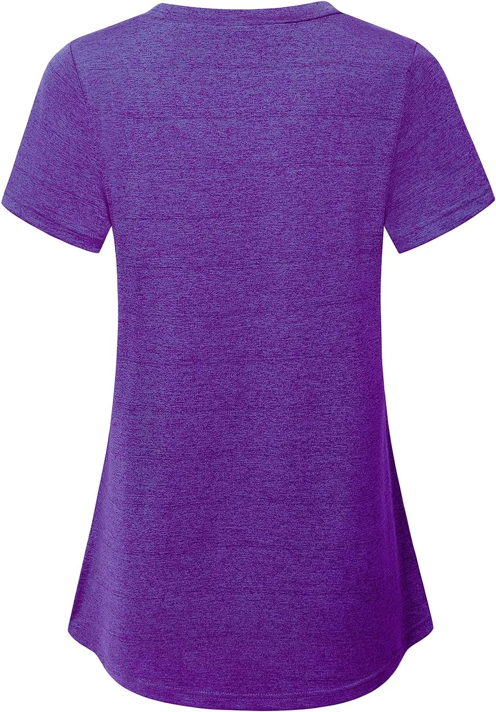 MOQIVGI Womens Short Sleeve Workout Tops Casual Summer Running Yoga Exercise Fitness Shirts Activewear