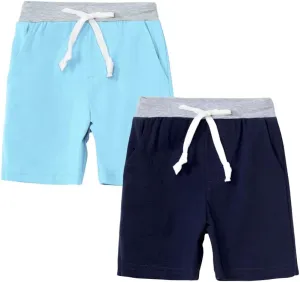 Mud Kingdom Classic Shorts for Boys Thin Jersey Material Cotton Drawstring Casual Summer Lightweight