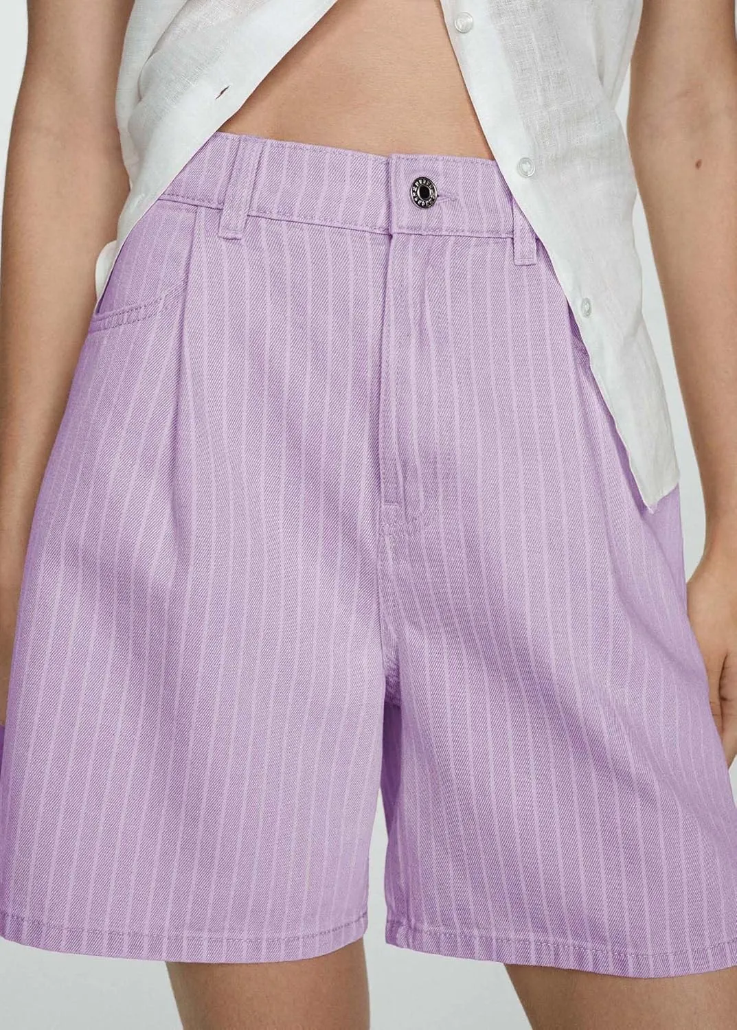 Mxiqqpltky Y2k Baggy Denim Shorts for Women Aesthetic Striped Print Short Jeans High Waist Wide Leg Jean Shorts Streetwear